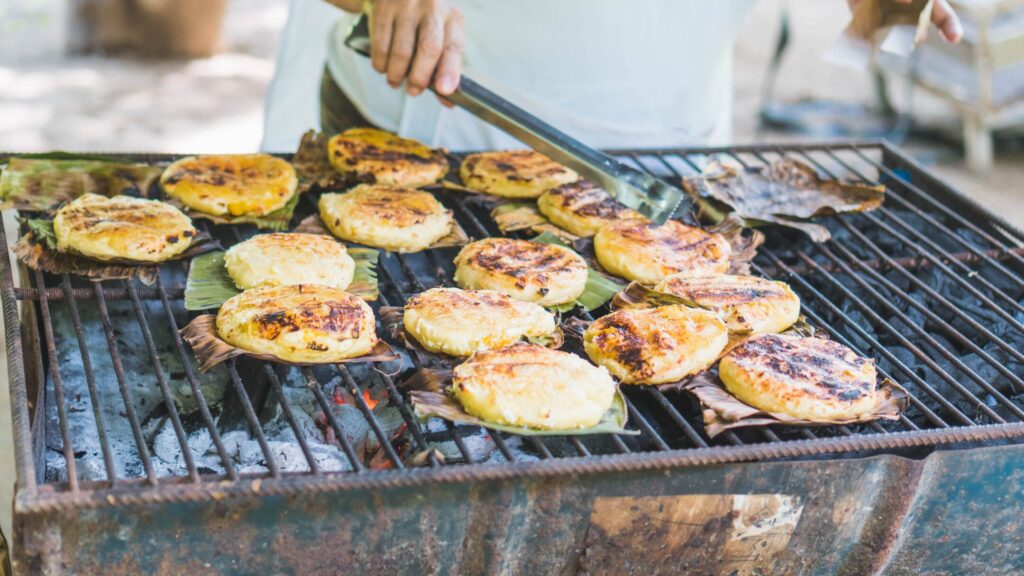 arepas jerico, manger sur le pouce à jerico, street food colombienne