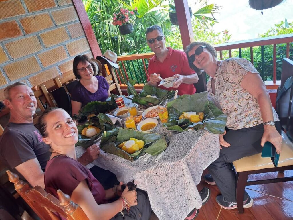 déjeuner chez l'habitant colombie, repas chez l'habitant jerico ,