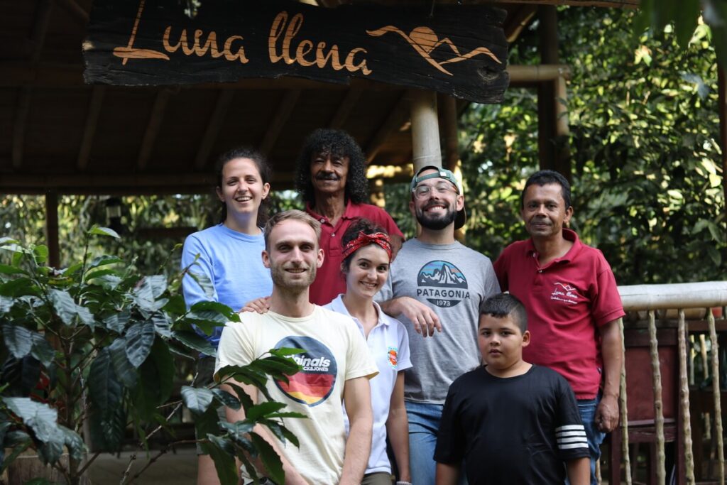 Visite d'une ferme de café en Colombie
