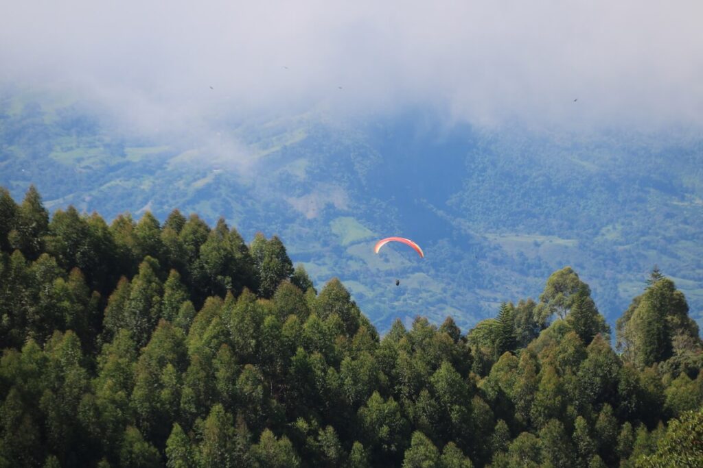 tour parapente medellin, parapente jerico,